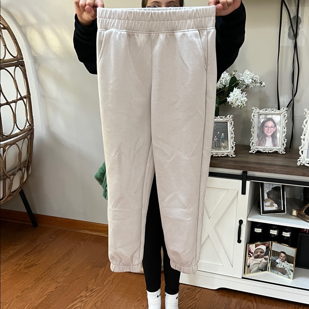 Yogalicious Light Beige Kids Joggers